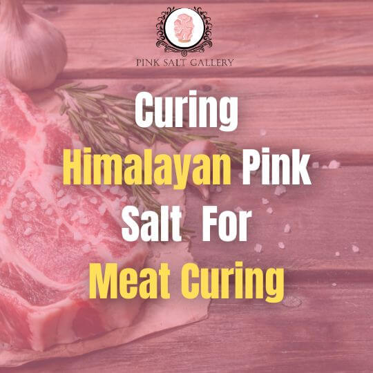 Himalayan pink salt for curing meat
